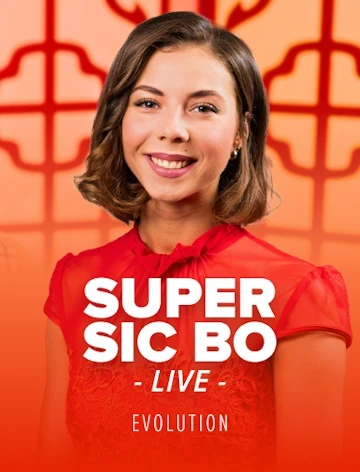 Evolution title Super Sic Bo, 96.5% RTP, playable at Fortune Clock Casino