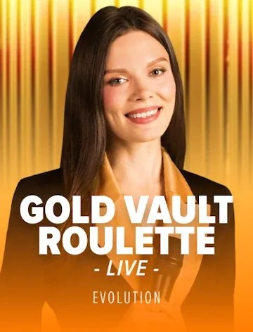 Gold Vault Roulette game cover from Evolution, 97.3% RTP