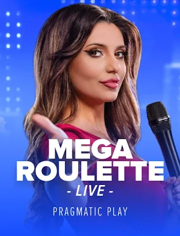 Pragmatic Play Live title Mega Roulette, 97.3% RTP, playable at Fortune Clock Casino