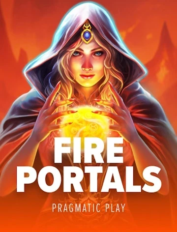 Pragmatic Play title Fire Portals, 96% RTP, playable at Fortune Clock Casino