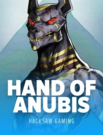 Hacksaw Gaming title Hand of Anubis, 96.2% RTP, playable at Fortune Clock Casino