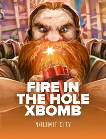 Fire in the Hole game cover from Nolimit City, 96% RTP