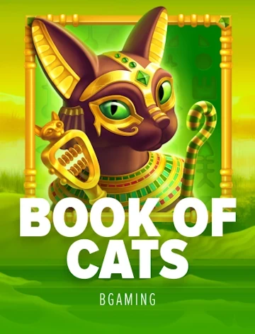 BGaming title Book of Cats, 96.1% RTP, playable at Fortune Clock Casino
